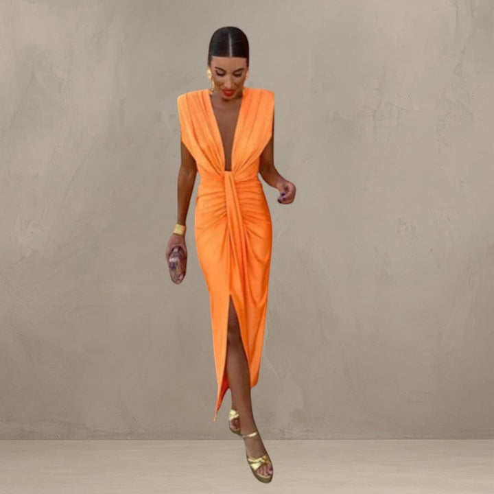 SOPHIA | ELEGANT PLEATED DRESS