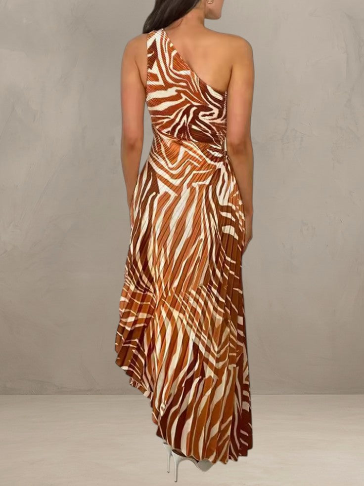 ADELINE | VIBRANT TROPICAL EVENING DRESS