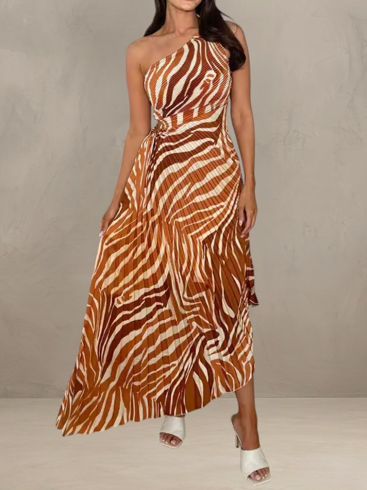 ADELINE | VIBRANT TROPICAL EVENING DRESS