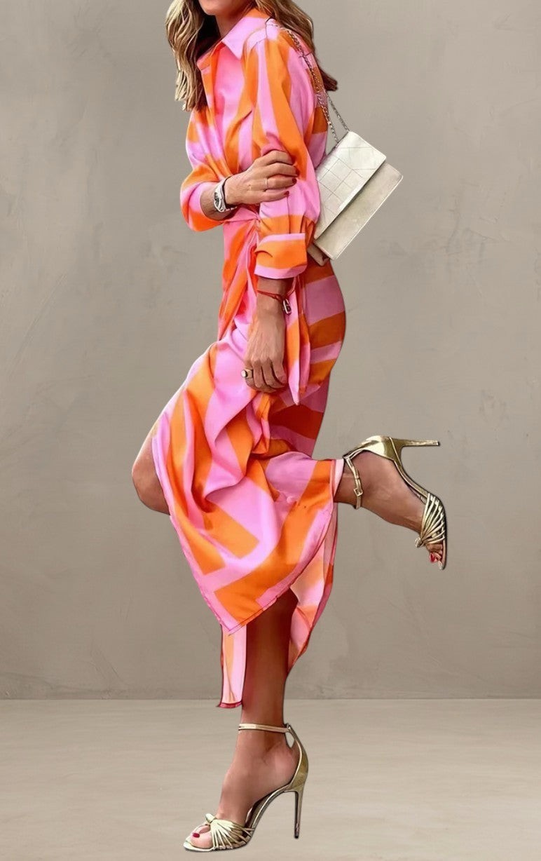 SINDERELLA | PRINTED WRAP DRESS
