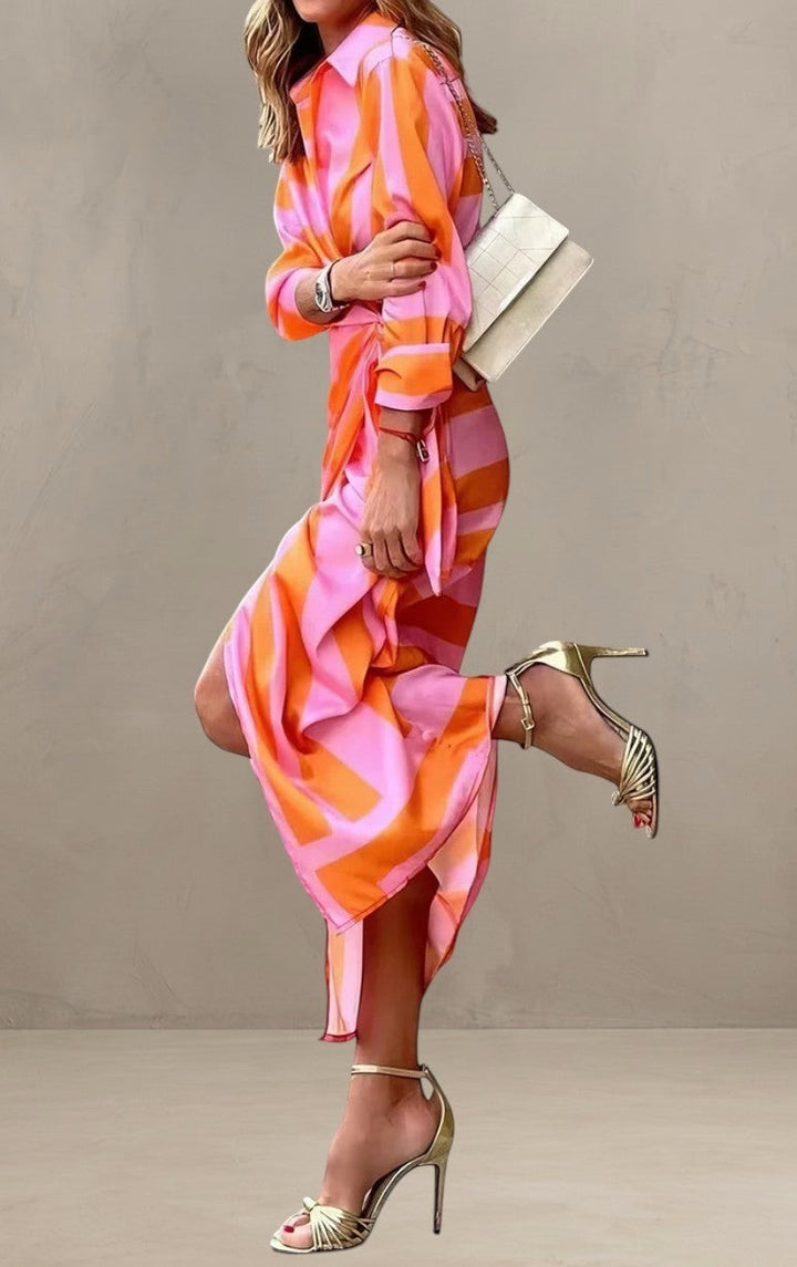 SINDERELLA | PRINTED WRAP DRESS