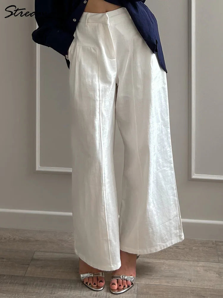 ELARIA | HIGH-WAIST WIDE-LEG TROUSERS