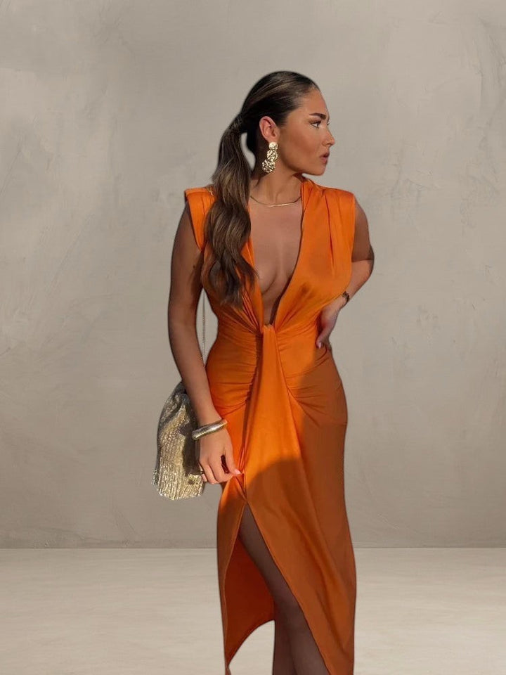 SOPHIA | ELEGANT PLEATED DRESS