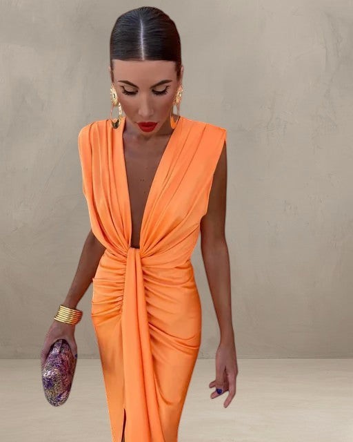 SOPHIA | ELEGANT PLEATED DRESS