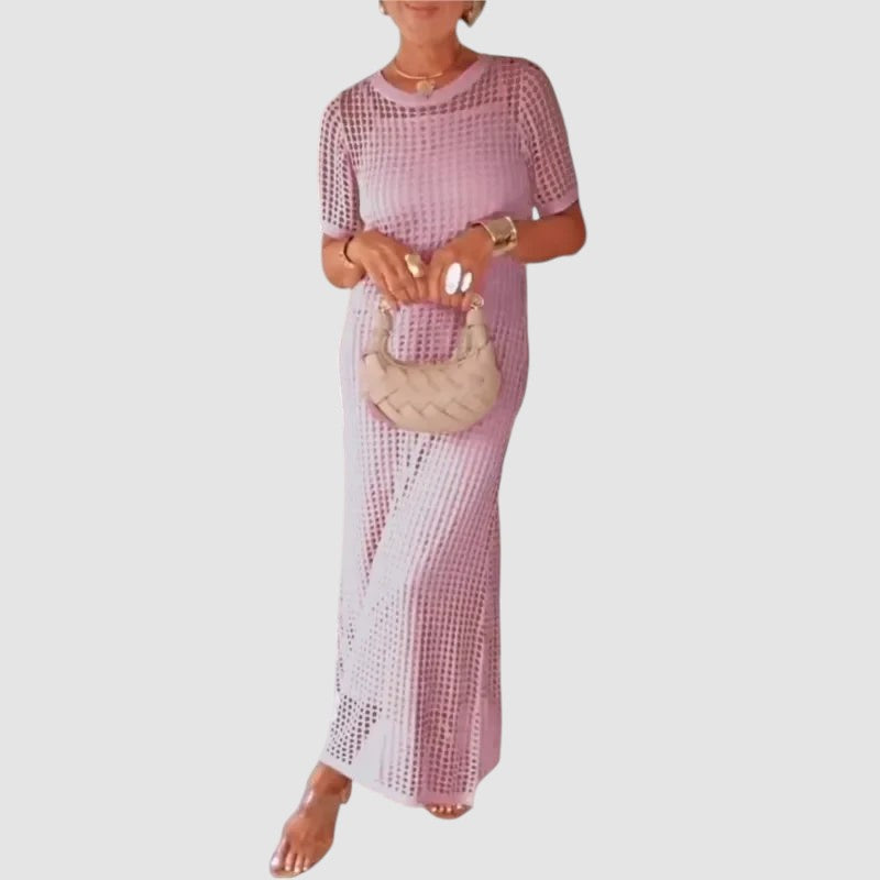 AUDREY | CROCHET MIDI DRESS SET
