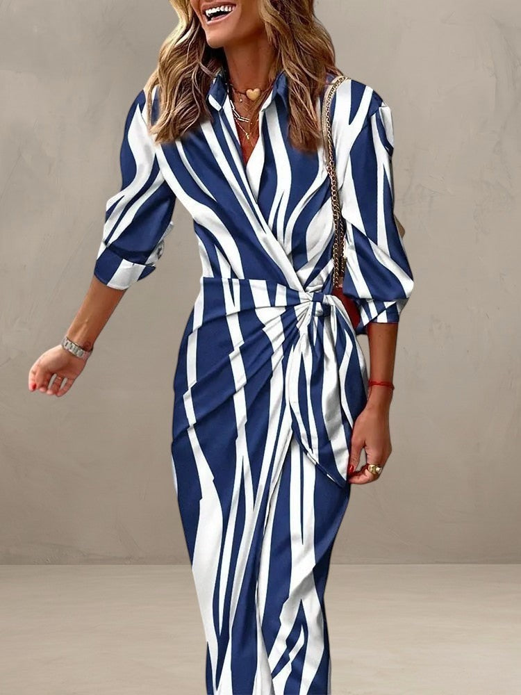 SINDERELLA | PRINTED WRAP DRESS