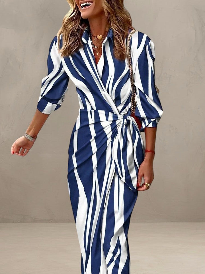 SINDERELLA | PRINTED WRAP DRESS