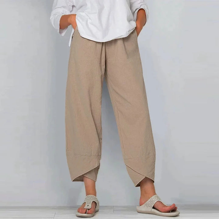 HARLENA | RELAXED LINEN TROUSERS