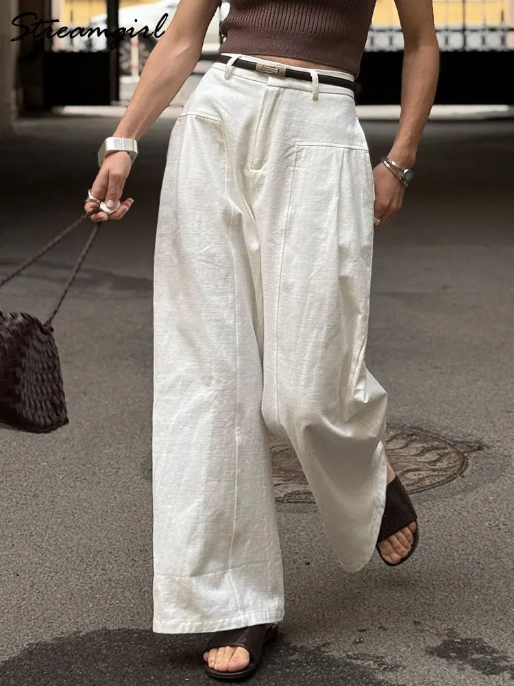 ELARIA | HIGH-WAIST WIDE-LEG TROUSERS