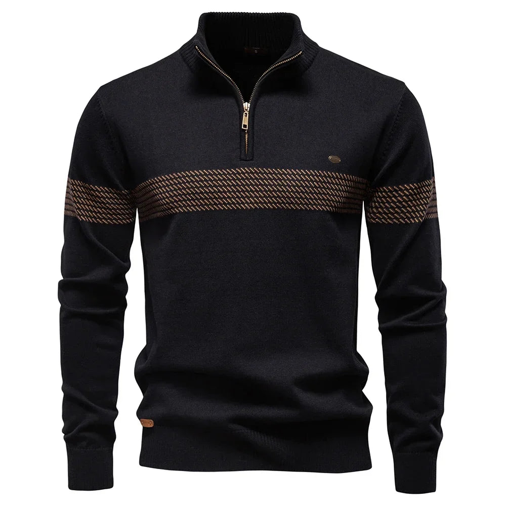 SEAN | HERITAGE STRIPE COTTON SWEATER