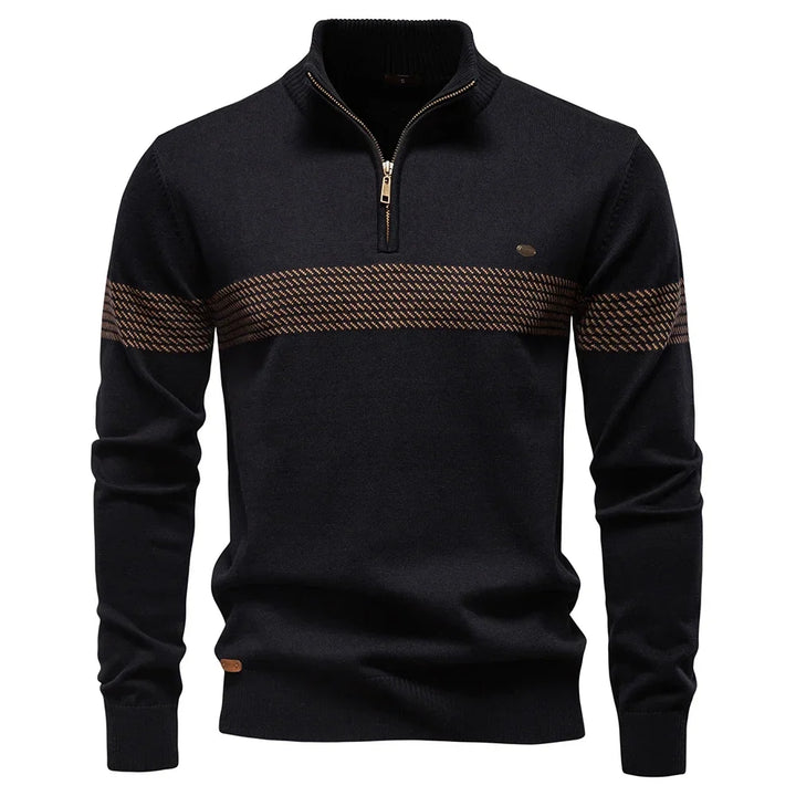 SEAN | HERITAGE STRIPE COTTON SWEATER