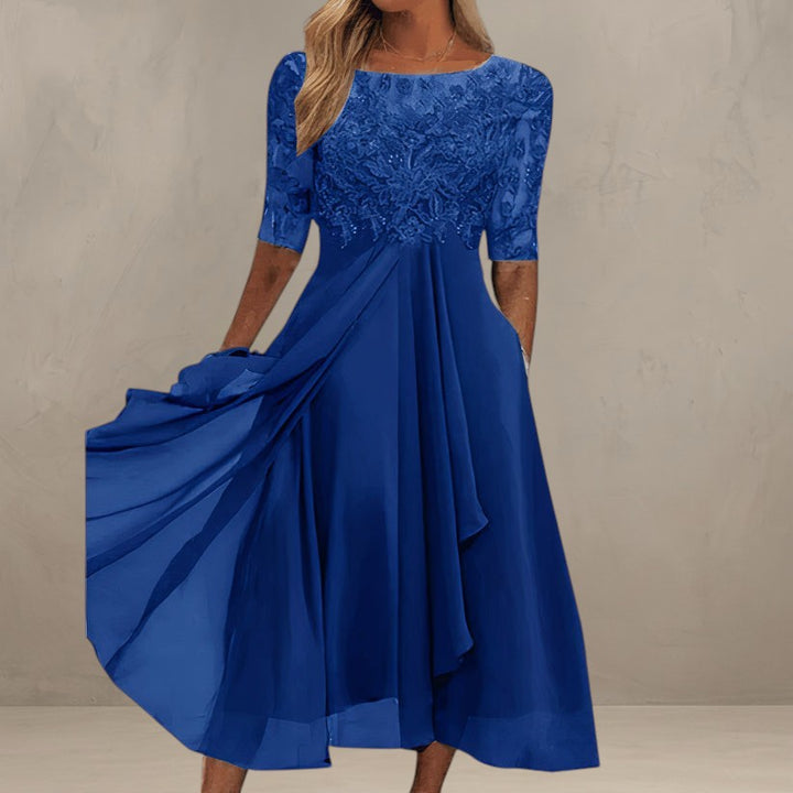 DITA | ELEGANT LACE MIDI DRESS