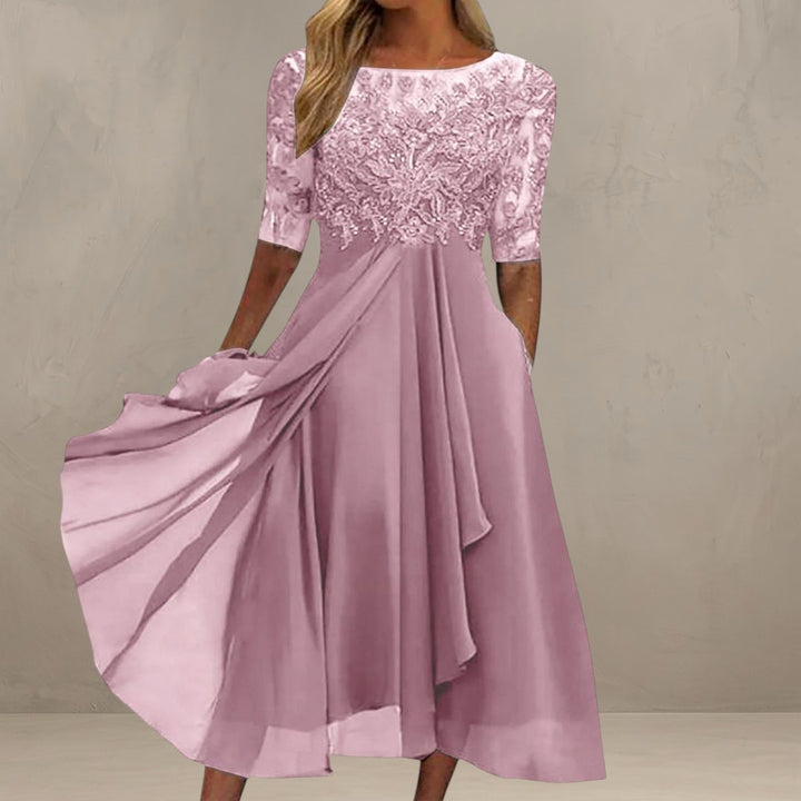 DITA | ELEGANT LACE MIDI DRESS