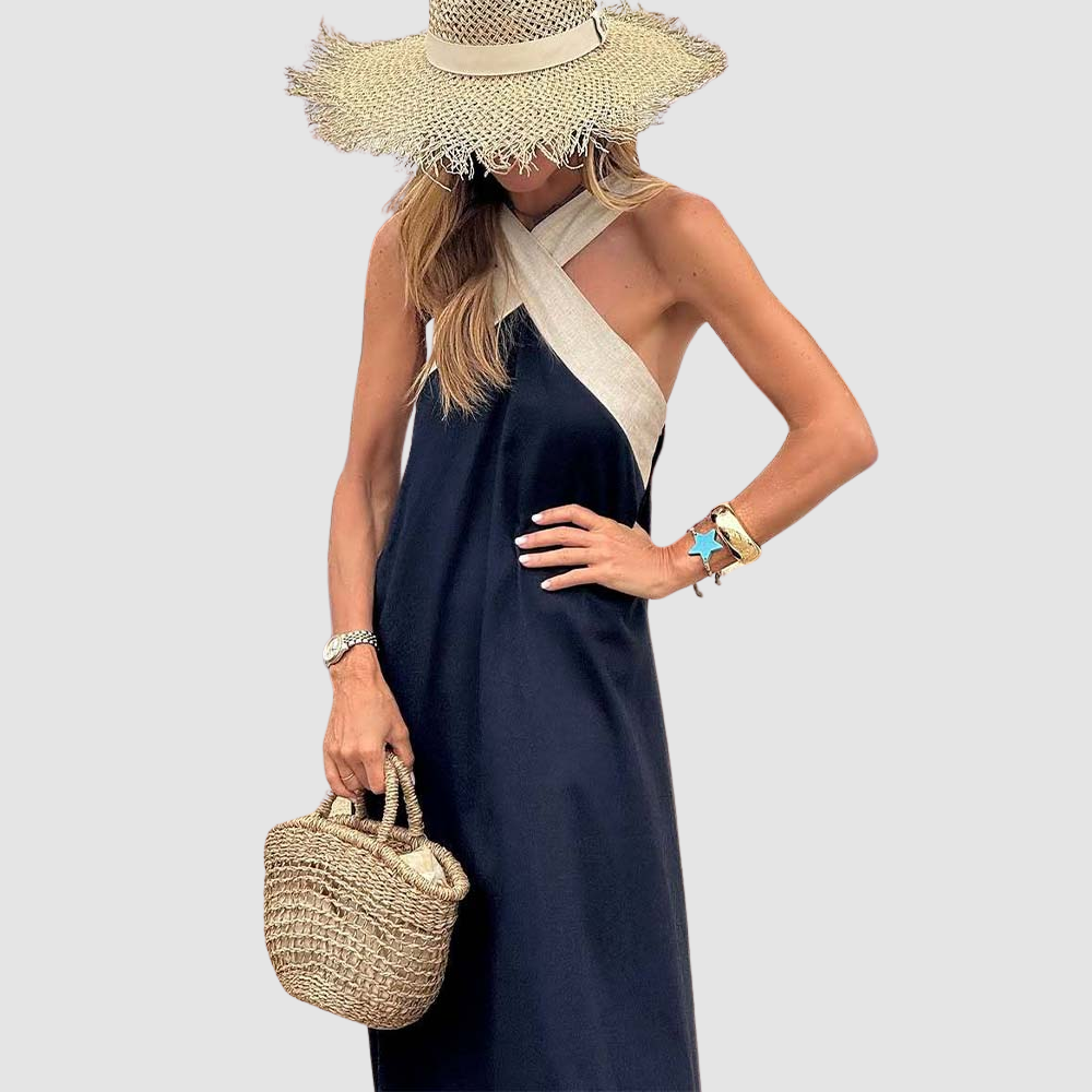 NILA | CROSSOVER MAXI DRESS