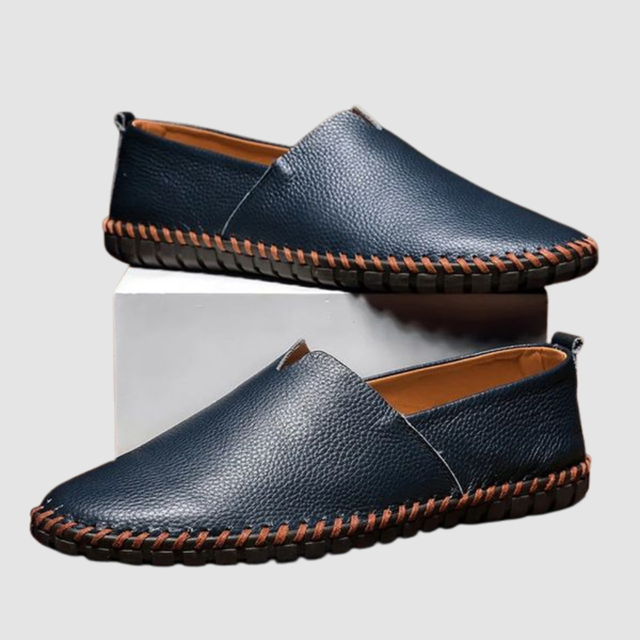 LIAM | LEATHER SLIP ON LOAFERS