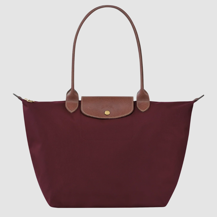 ELARA – Large Foldable Tote, Burgundy