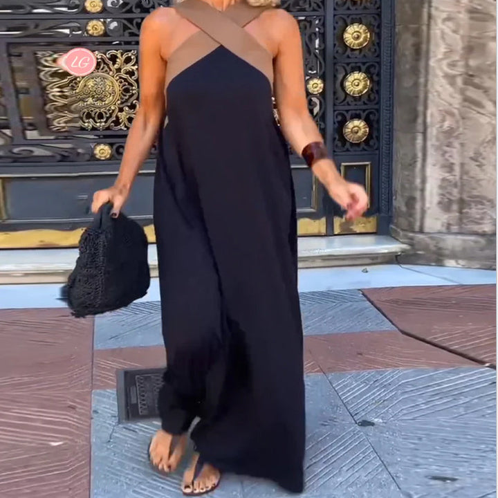 NILA | CROSSOVER MAXI DRESS