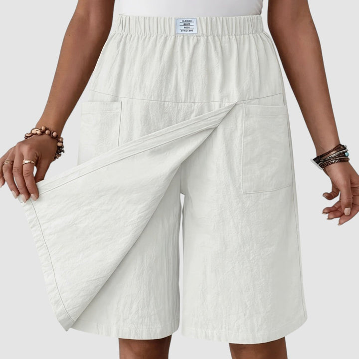 LORRAINE | WRAP SKORT WITH POCKETS