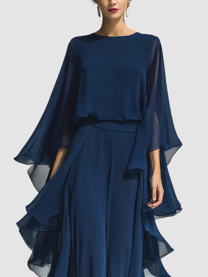 EVA | FLARED SLEEVE CO-ORD SET