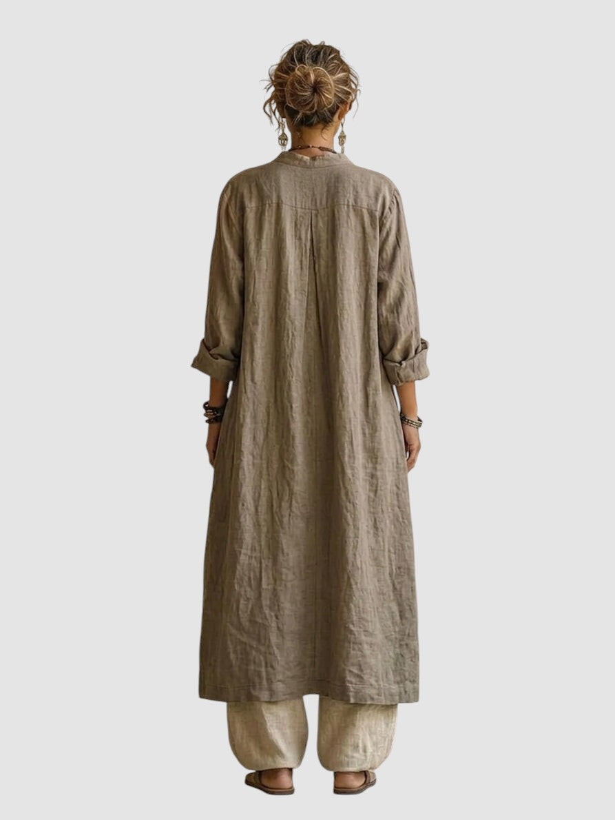 NATALIA | THREE PIECE LINEN BLEND SET