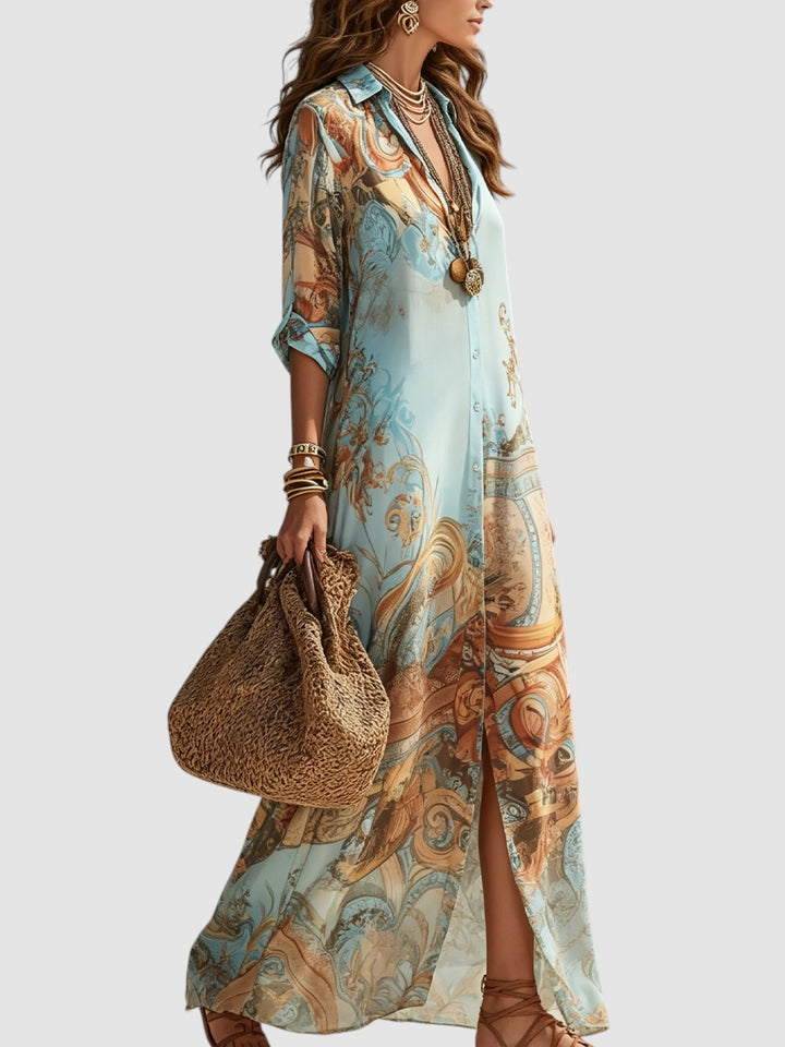 ELISARA | MEDITERRANEAN MAXI DRESS