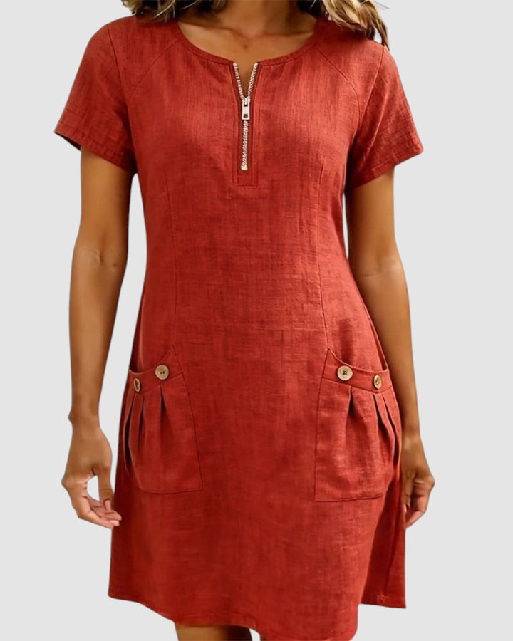 ELIANA | CASUAL A LINE DRESS