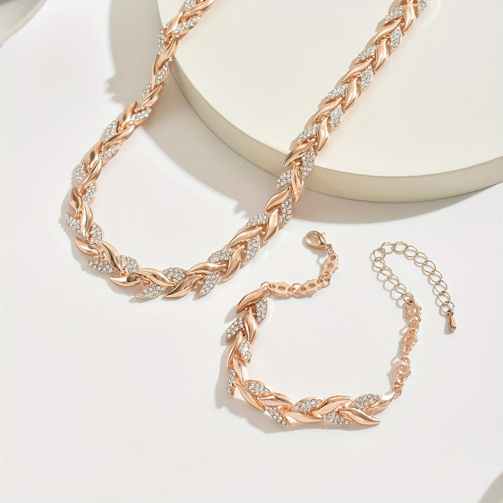 ELARA | FISH TAIL RHINESTONE JEWELRY SET
