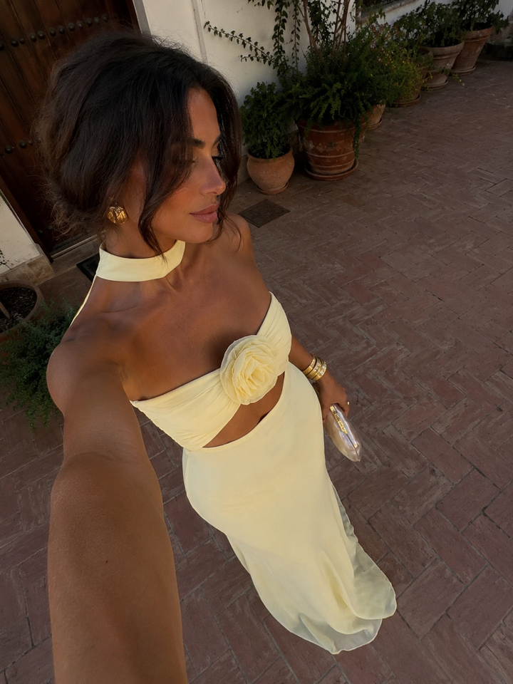 FLORENCE | PASTEL FLORAL SUMMER DRESS