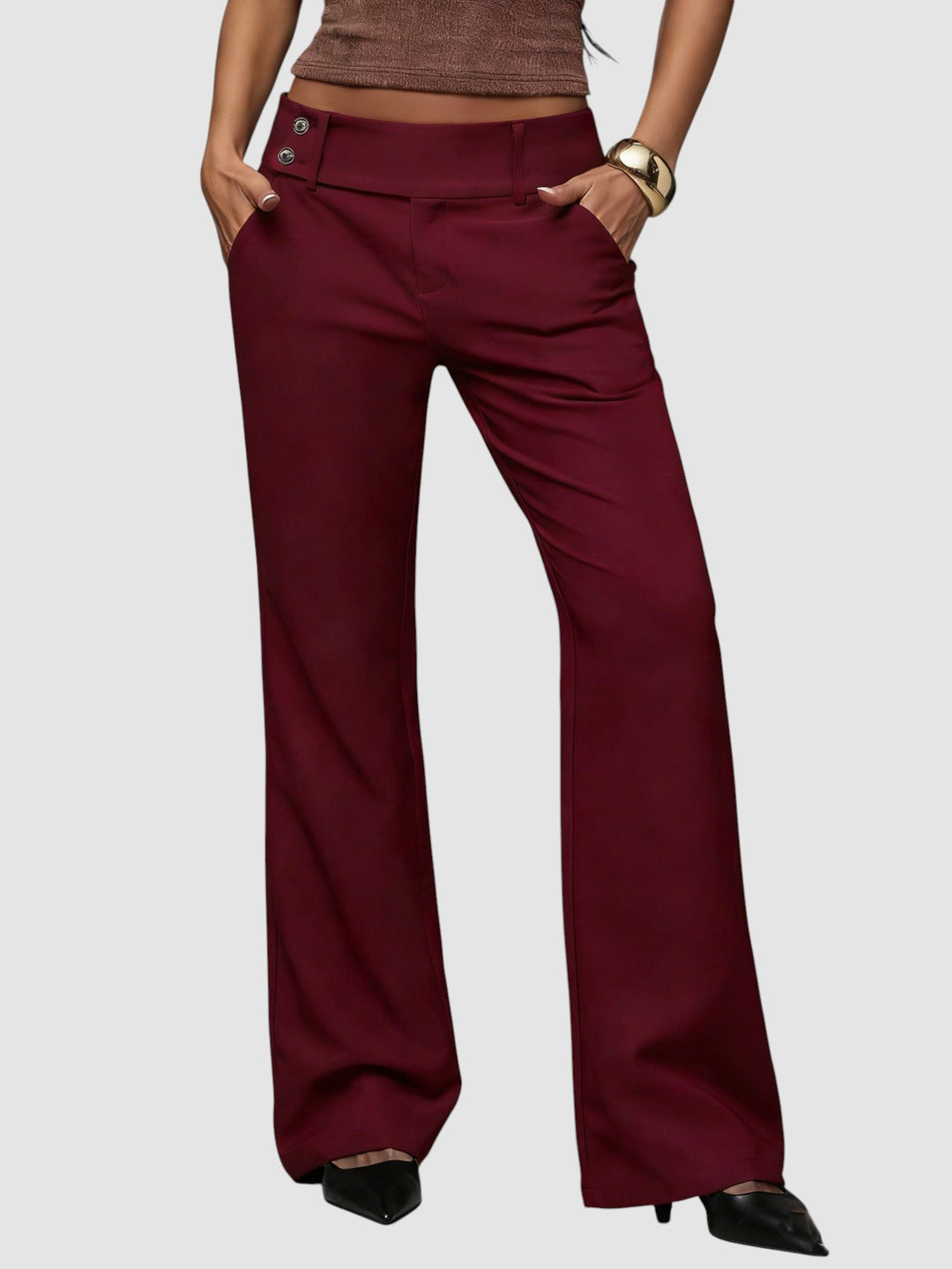 DUNA | RELAXED HIGH-WAIST TROUSERS