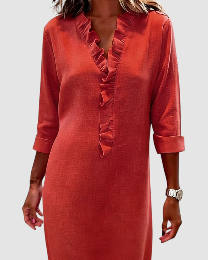 ALESSANDRA | SHIFT MIDI DRESS