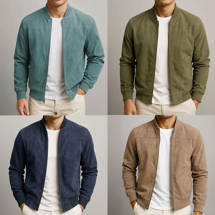 Arthur | Suede Bomber Jacket