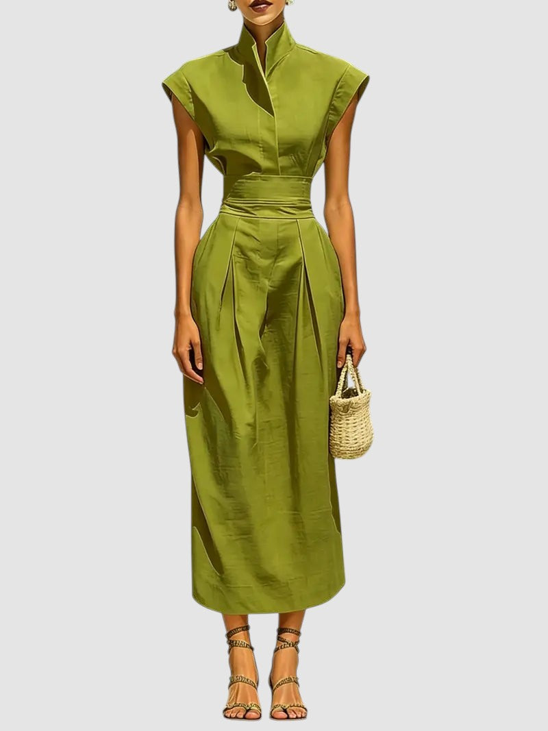 SERAPHINE | SCULPTED MIDI DRESS