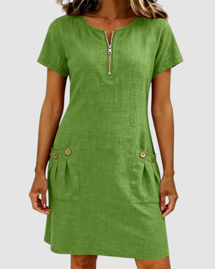 ELIANA | CASUAL A LINE DRESS
