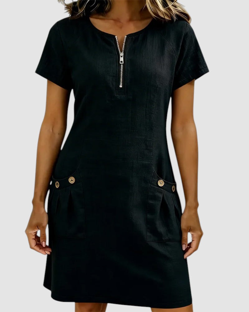 ELIANA | CASUAL A LINE DRESS