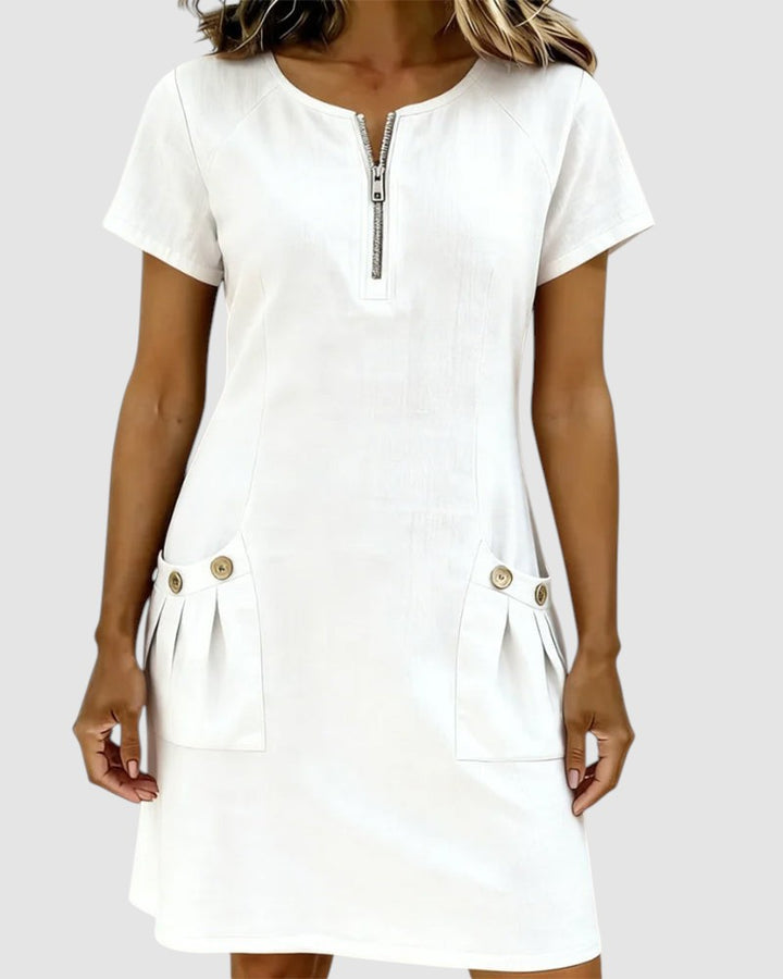 ELIANA | CASUAL A LINE DRESS