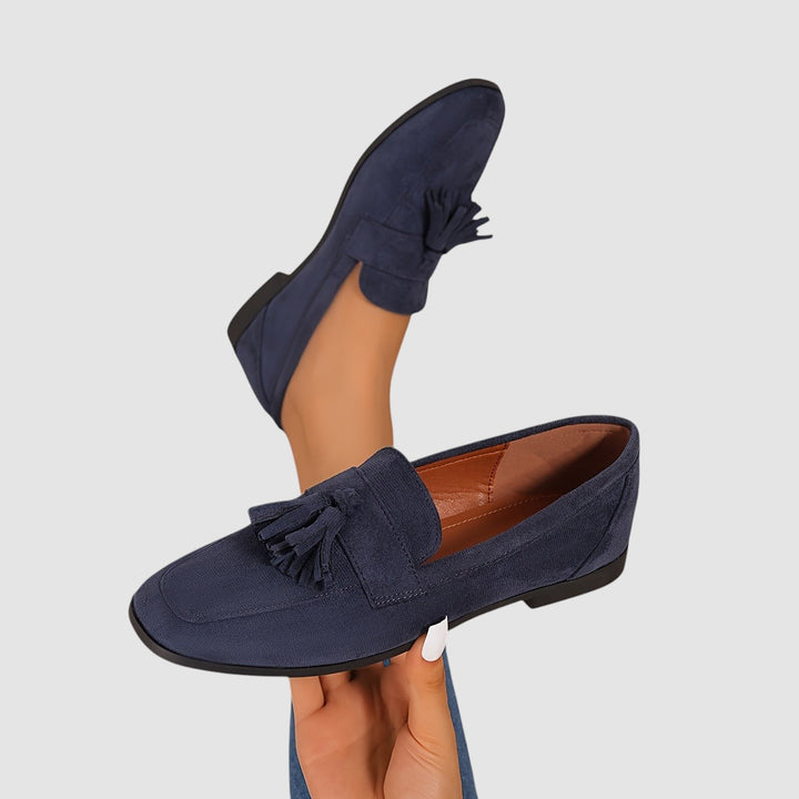 EDMONDA | ORTHOPAEDIC NAVY LOAFERS