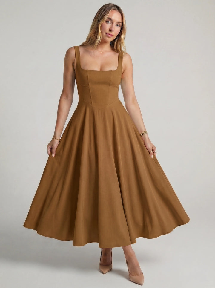 MELISSA | FLARED MIDI DRESS