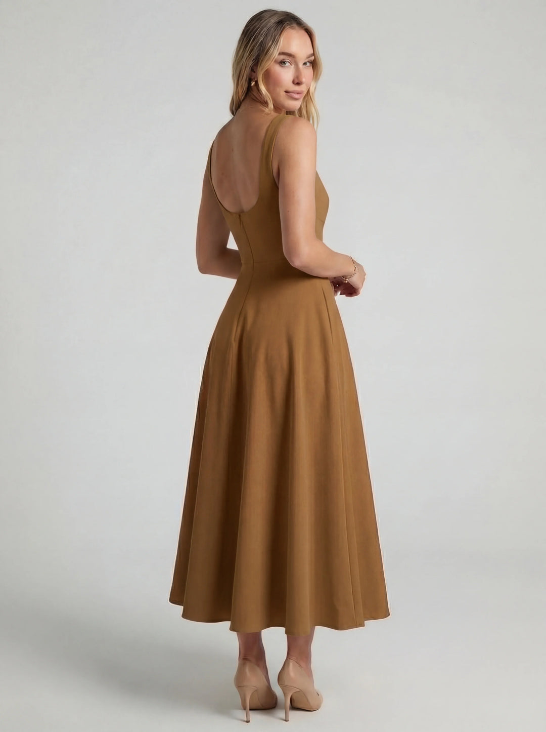 MELISSA | FLARED MIDI DRESS