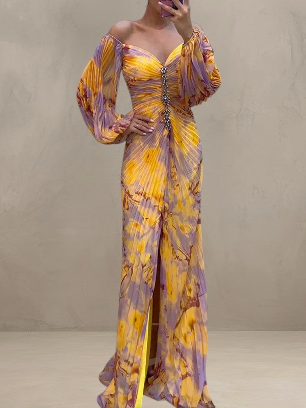 JAMELIA | ELEGANT DRESS WITH V-NECK