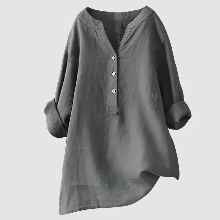 Freja | Airy and comfortable button-up shirt