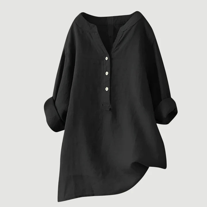 Freja | Airy and comfortable button-up shirt
