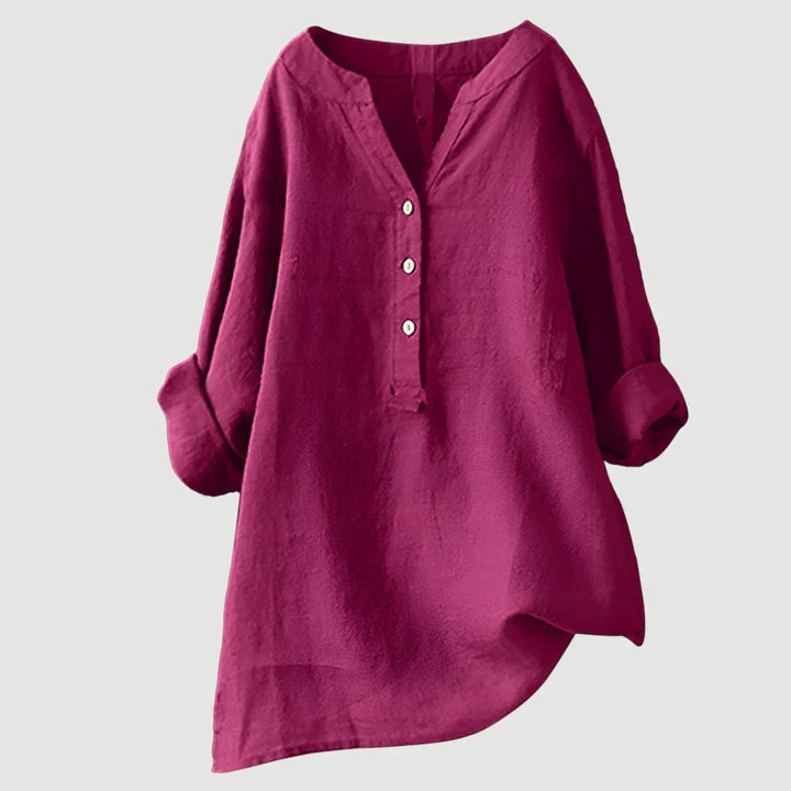 Freja | Airy and comfortable button-up shirt