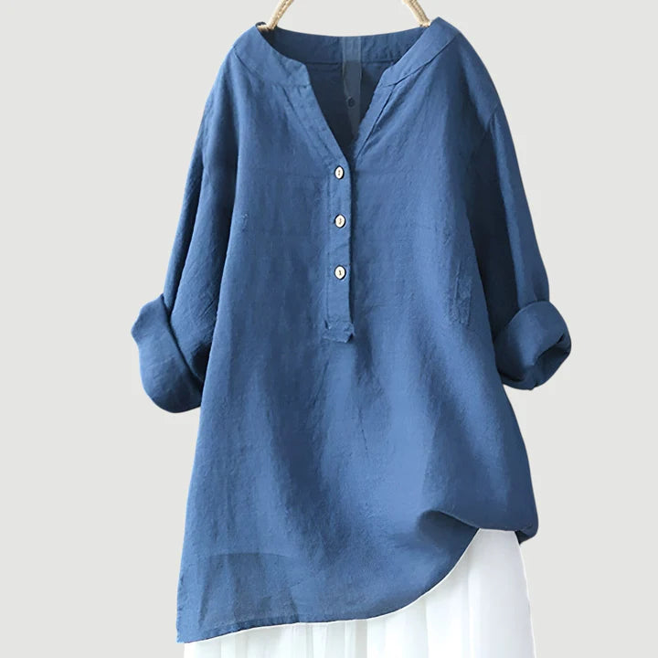 Freja | Airy and comfortable button-up shirt