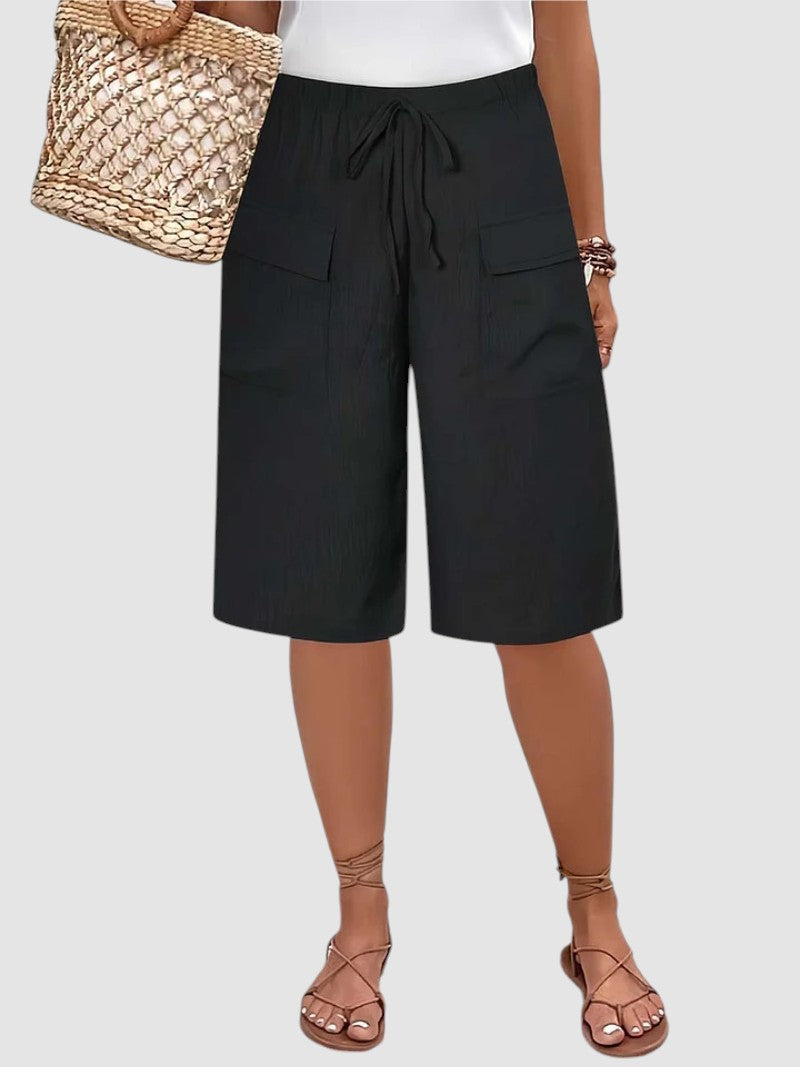 LINA | ELASTIC WAIST SHORTS