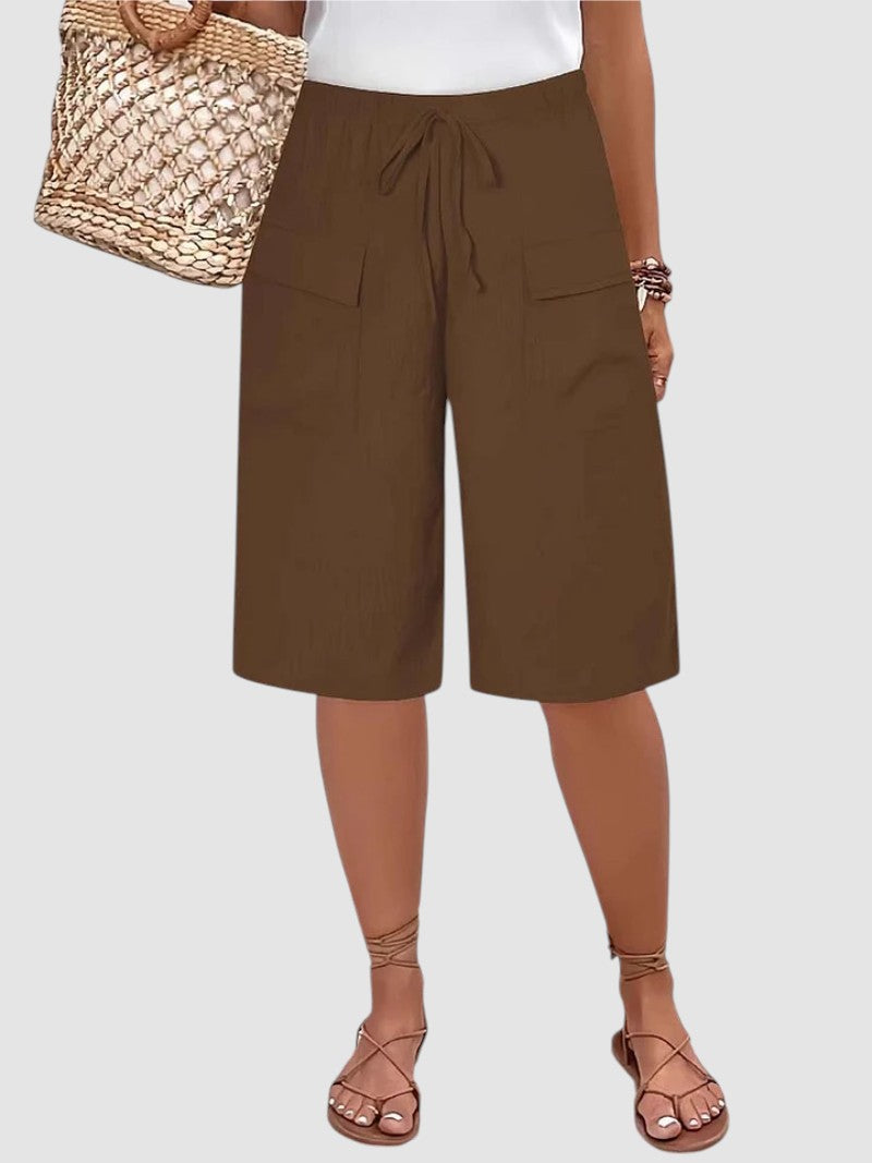 LINA | ELASTIC WAIST SHORTS