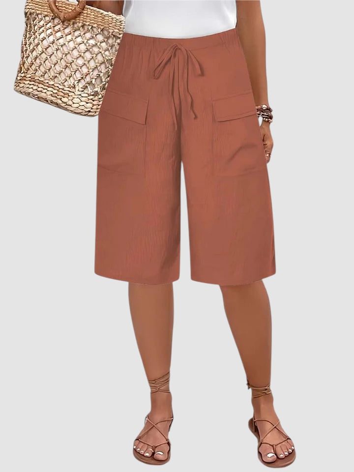 LINA | ELASTIC WAIST SHORTS