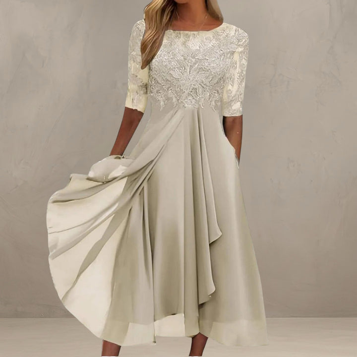 DITA | ELEGANT LACE MIDI DRESS