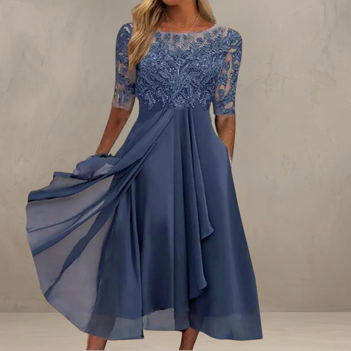 DITA | ELEGANT LACE MIDI DRESS
