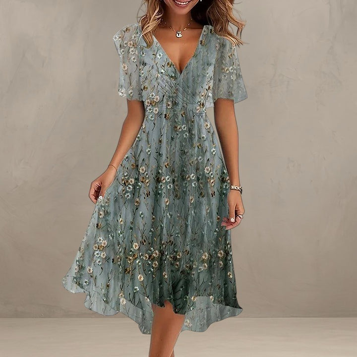 YADA | ELEGANT COLOURFUL DRESS
