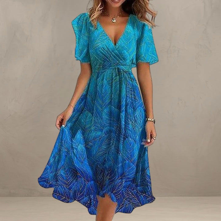 YADA | ELEGANT COLOURFUL DRESS